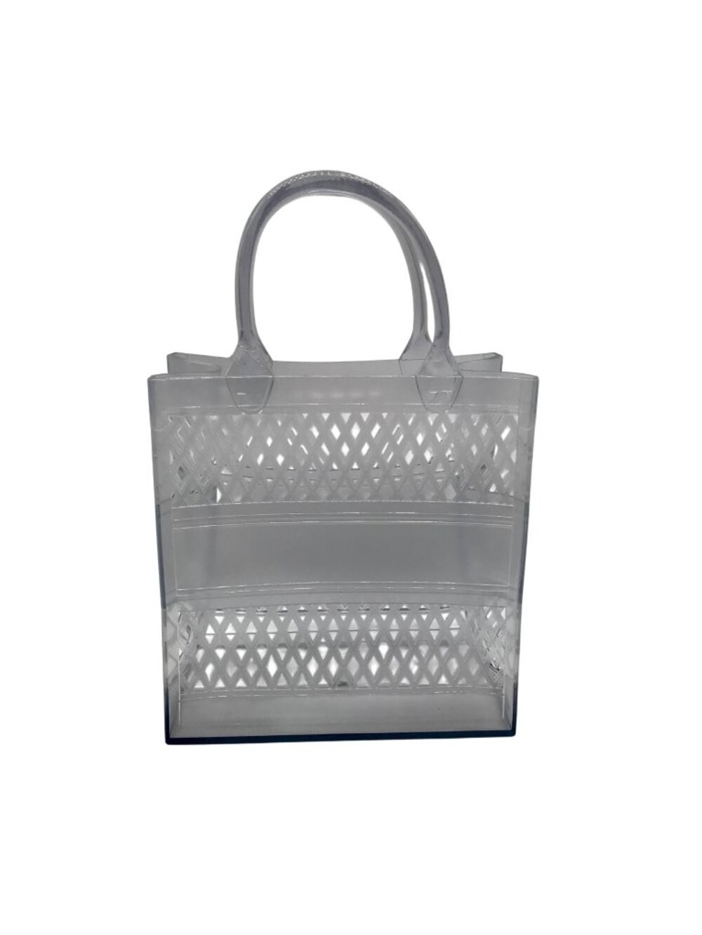 I.N.C. Clear Plastic Jelly Tote Bag